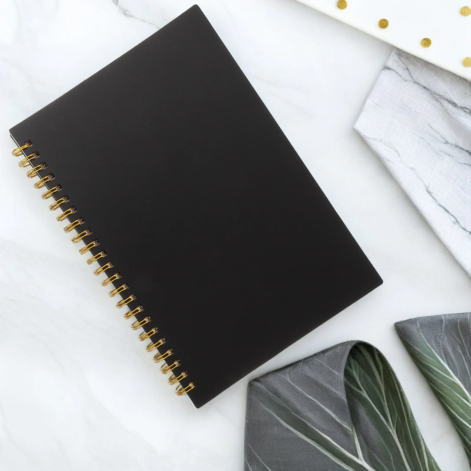 2 قطعة دفتر الأستاذ 60 ورقة دفتر شبكة فارغة للمحاسبة الإدارة المالية جرد سجل حفظ دوامة ملزمة #3