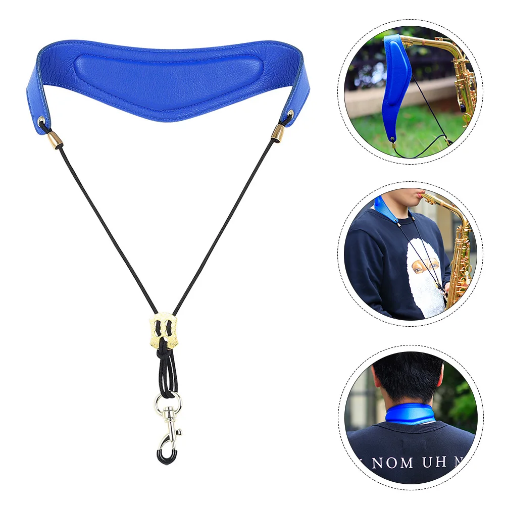 

Saxophone Strap Neck Strip Alto Clarinet Woman Men Instrument Accessories Shoulder Metal Button