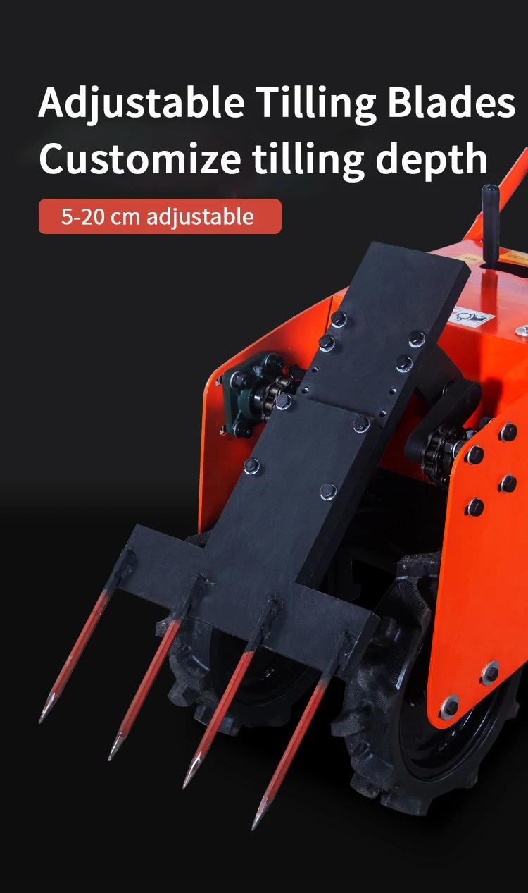 2025 사용하기 쉬운 고성능 자동 경작기 정원 경작기 농장 경작기