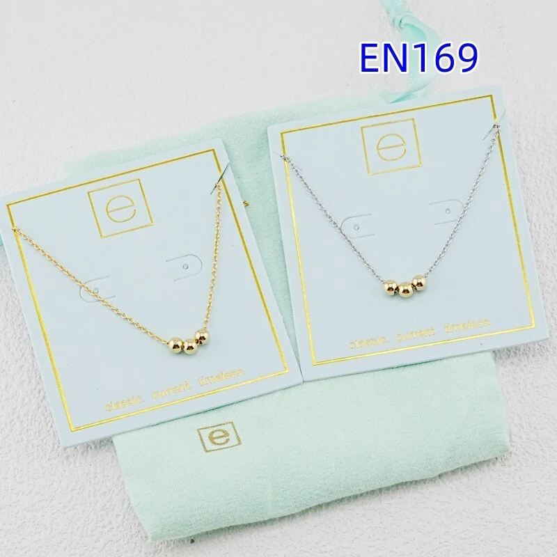 

VKVVA Fashion Jewelry Round Bead Small Pendant Necklace for Women Birthday Gifts
