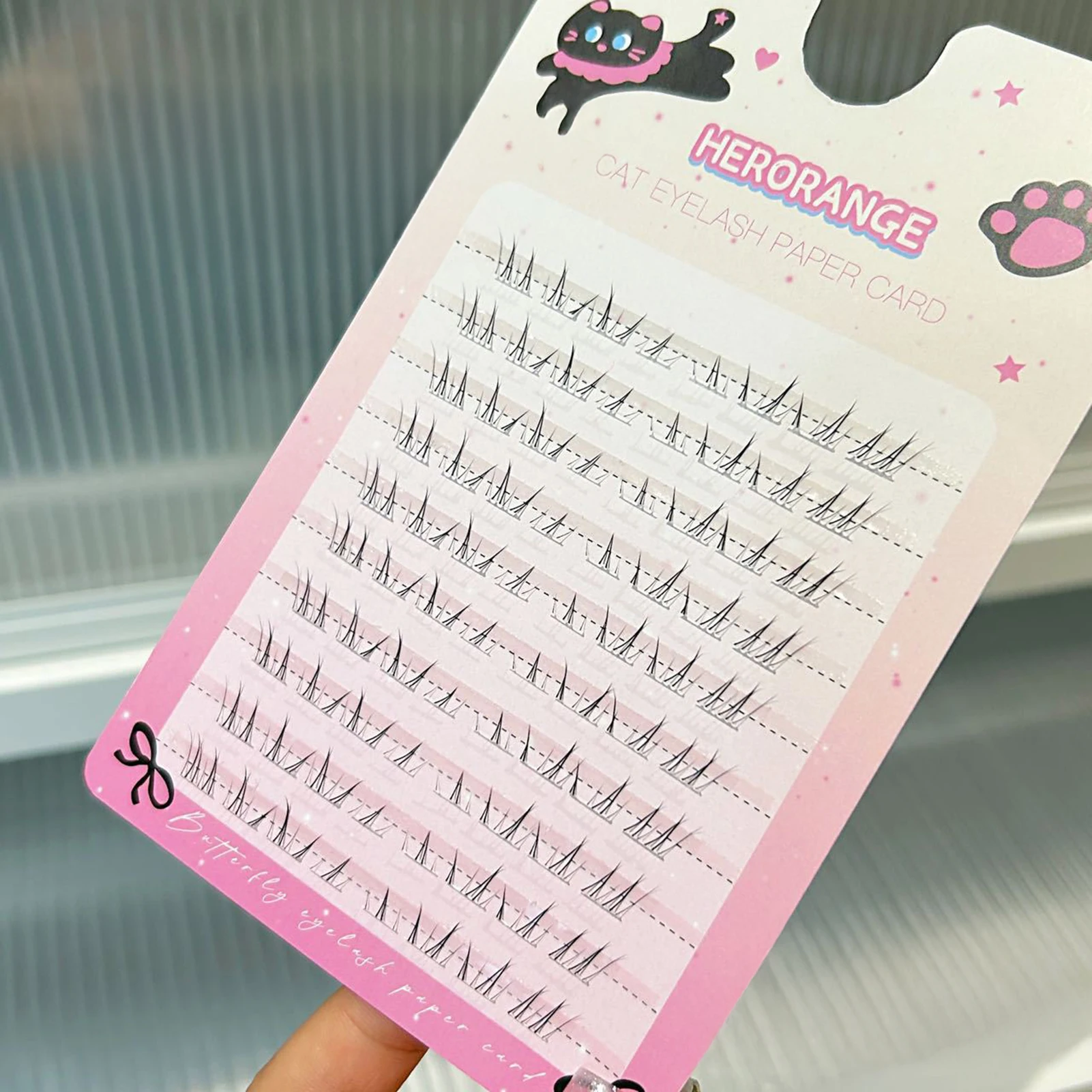 Natural grosso estilo gato inferior cílios postiços sem cola 5-7mm misturado preto cílios falsos para beleza olho cosplay maquiagem diária