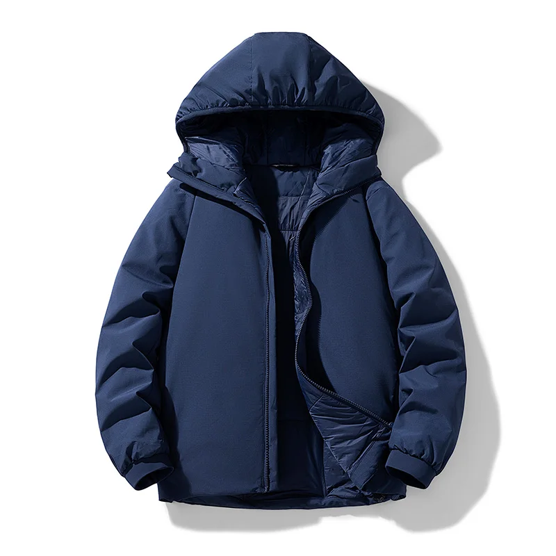 2023 Winter Unisex Wandern Jacke Mit Kapuze Parkas Männer Baumwolle Gefütterte Jacke Männer Warme Mäntel Männlichen Casual Mantel Mann Stepp jacke