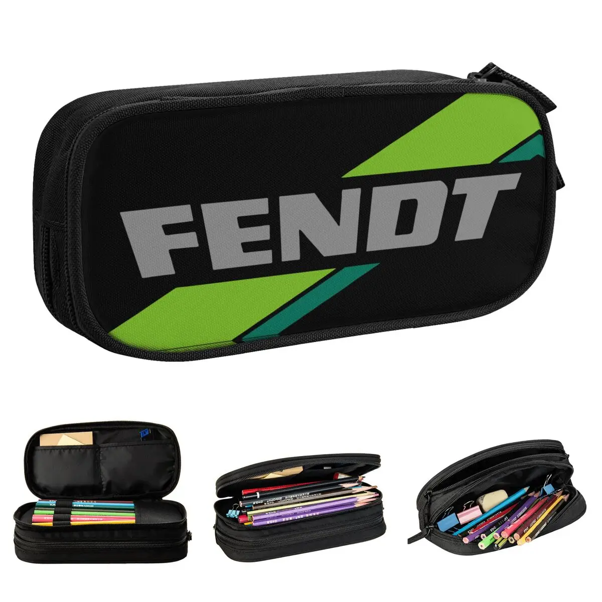 Fendt Tractor Pencil Cases Lovely Agriculture Pen Holder Pencil Bags Kids Big Capacity School Supplies Gift Pencilcases