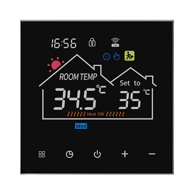 ABUH-Smart Wifi Wireless Thermostat For Efficient Gas Boiler Water Heating Water Heating Digital Temperature Controller