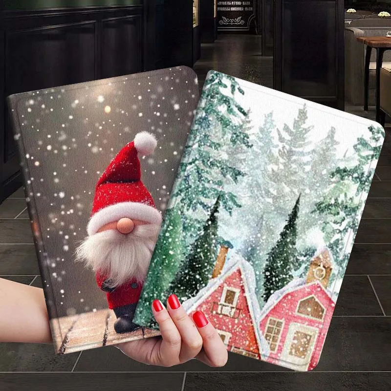 

Cute Santa Claus Christmas For Xiaoxin Lenovo Tab P12 Extreme Legion Y900 Idea Pro GT 12.1 2025 Foldable Tablet Case Gift