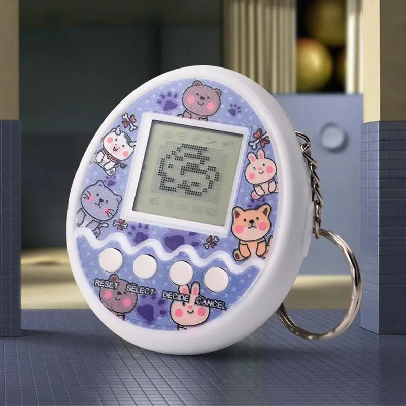 Tamagotchis elettronico animali domestici regalo portachiavi animali domestici giocattoli regalo pinguini Mini portatile retrò gioco portatile E Console portachiavi regalo