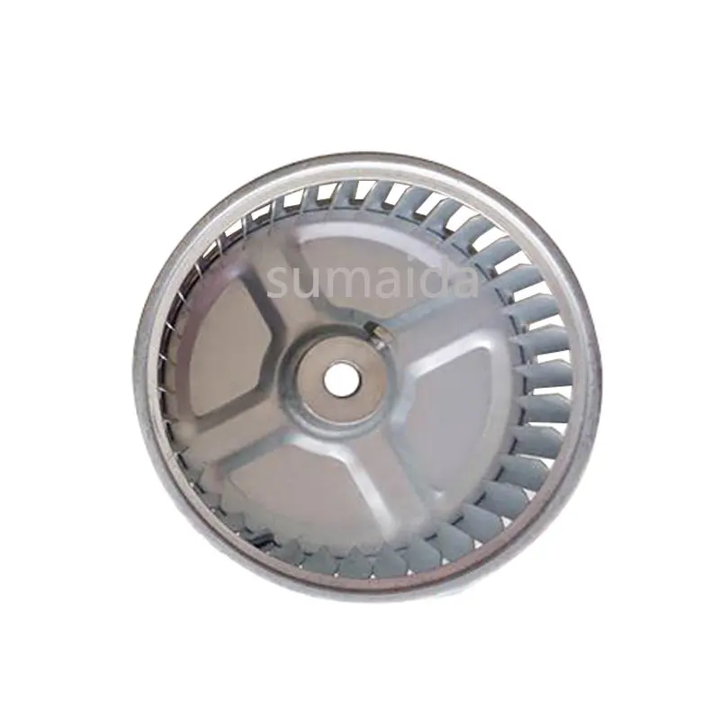 Centrifugal Vane Motor Blades Fan Impeller Shaft Aluminum Blower Fan Small Blade Wheel Multivane Impeller Zinc Alloy