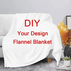 Custom Blanket with Photo,Personalized Flannel Blanket for Adults Children Birthday Christmas Father Mother Valentine's Day Gift