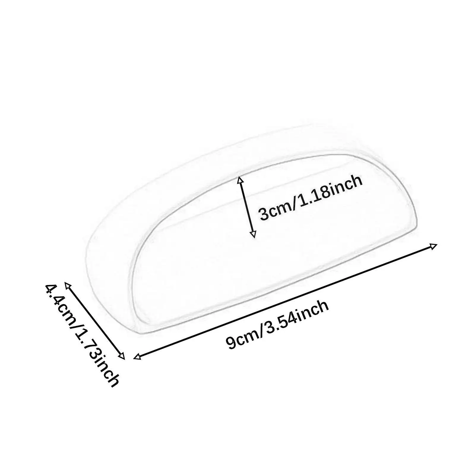 Sticky Sliding Door Handle Helper Plastic Peel and Stick Cabinet Pulls Easy Install Knob for Closets Drawers Windows