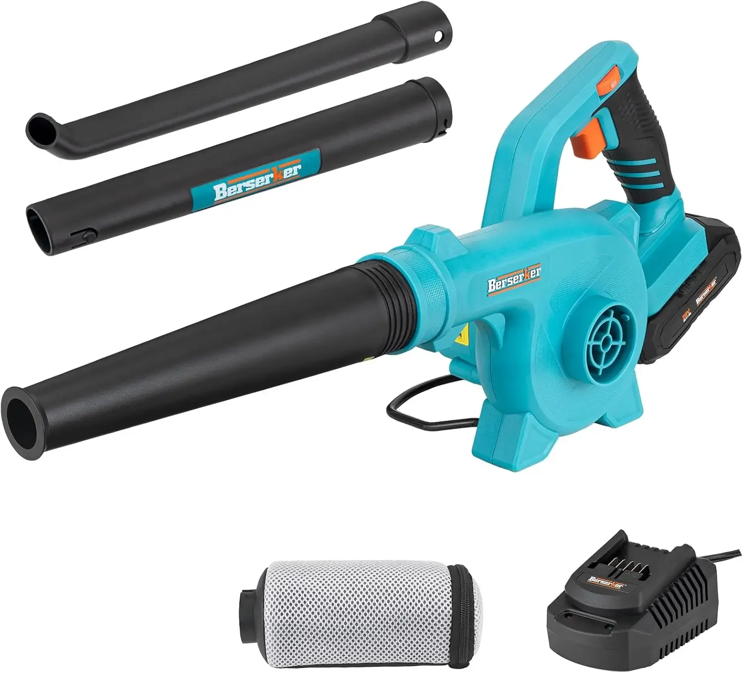 

20V Leaf Blower Cordless 2.0Ah Battery Operated and Charger Included,2-in-1 Compact Electric Powered Handheld Lightweight