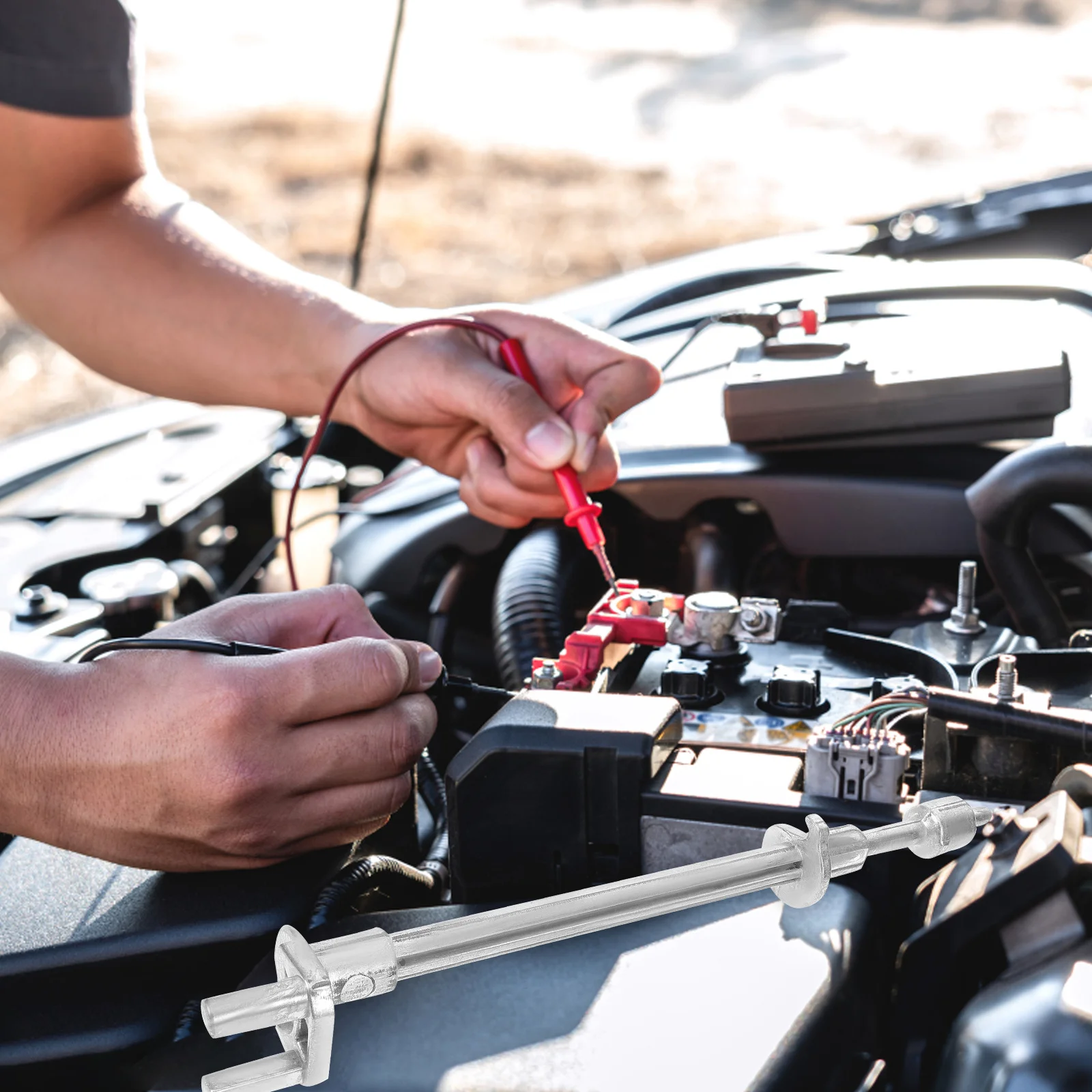 Front Tie Rod Inner Outer Strong Iron Golf Cart Part for Stable Driving Smooth Cart Parts Supply