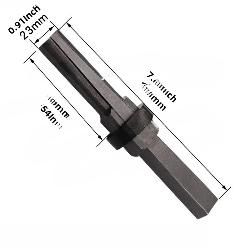 2+1PC 23mm (0.91Inch) Rock Splitting Wedges and Rotary Hammer Drill Bit for Concrete Stone Splitter Marble Granite Hand Tools