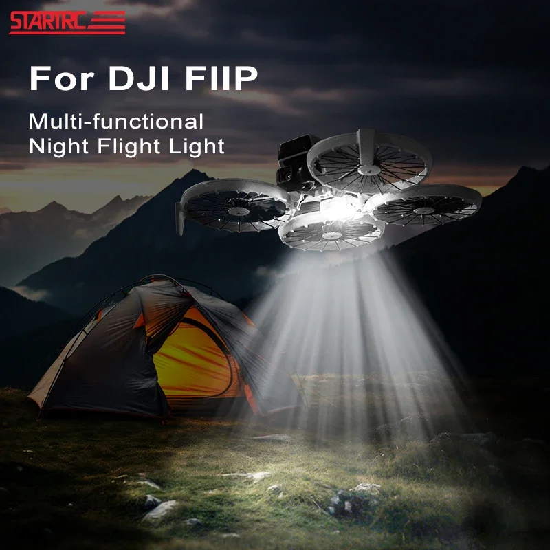 STARTRC For DJI Flip LED Night Flight Light Long-Range Navigation Search Light  Anti-Collision Drone Strobe Light Accessories