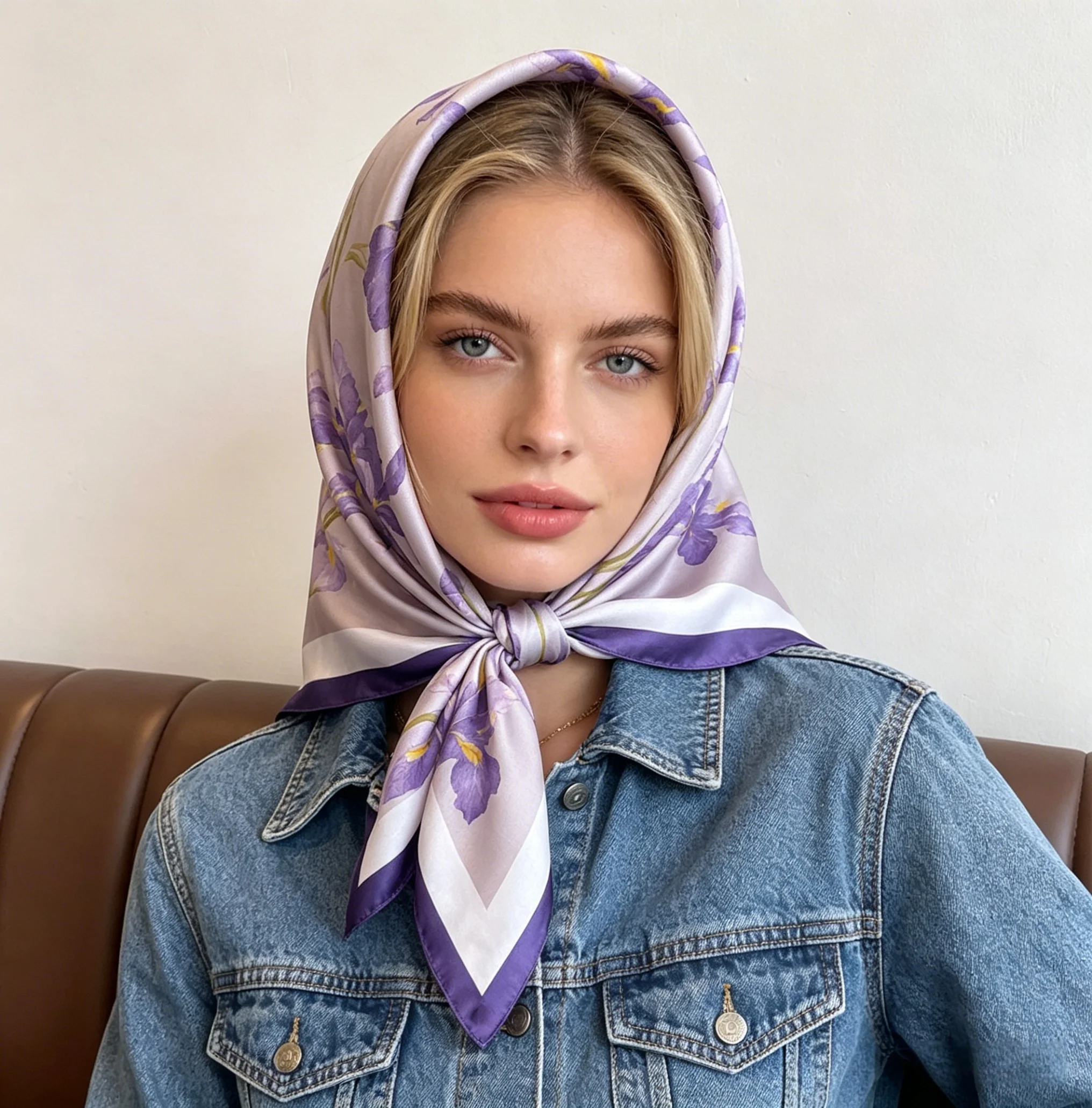 Lüks çiçek baskı 70cm kare eşa - Luxury Bags China incelemesi ve fiyatı