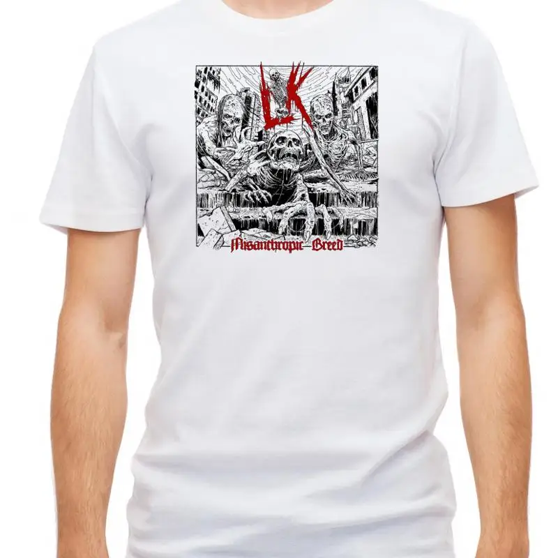 Soul Grinder Metal Band Album Cover Short Sleeve White T Shirt Men F428