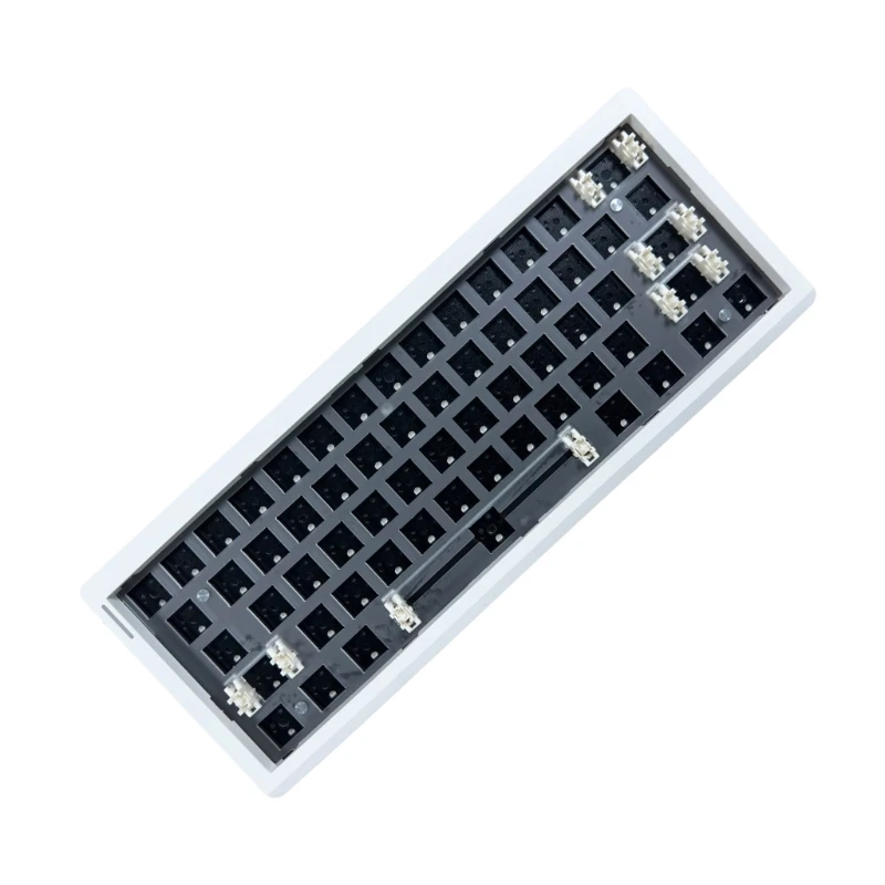 Imagem -03 - Conjunto Teclado para Jogos Mecânico sem Fio 61 Teclas Hot Swappable 5.0 2.4ghz tipo c com Luz Fundo