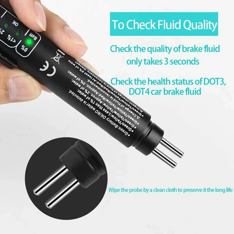 Brake Fluid Tester Fluid Testing Oil Quality Check Pen for BMW E46 E90 E60 E39 E36 F30 F10 F20 X5 E70 E53 E30 M E87 G30 E92 E91