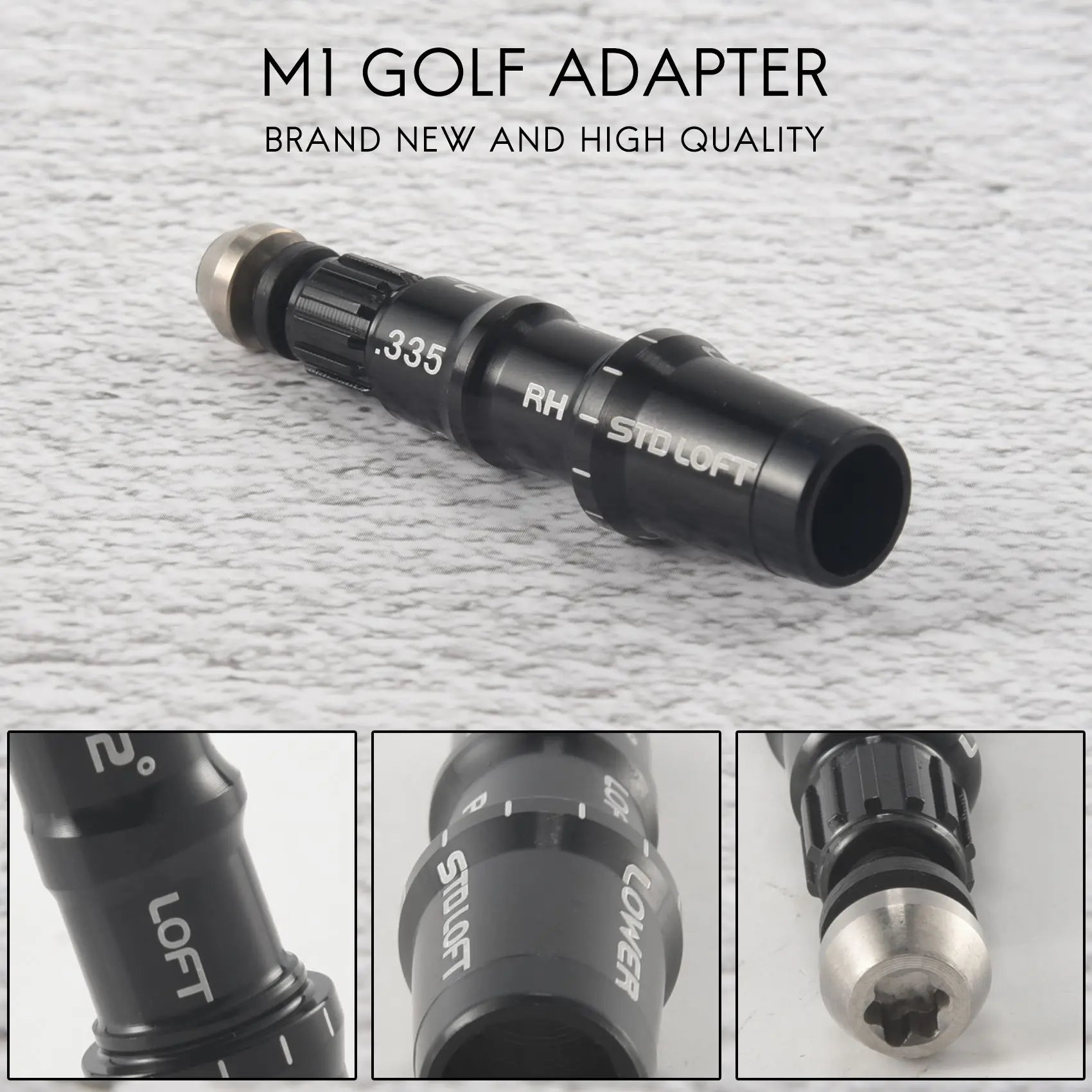 Adaptador de taco de golfe de ponta AAAF 2017.335 para driver Taylormade M1, M2, R15, Sldr, R1