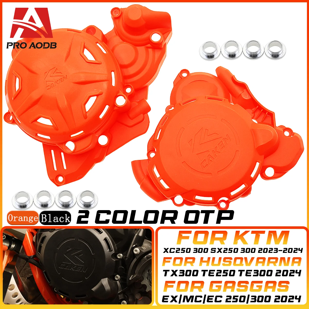 

2023-2024 Motorcycle Plastic Engine Clutch Guard Water Pump Cover Ignition Protector For KTM EXC 250 300 XC XCF SX SXF XCW