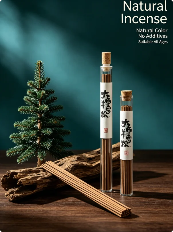 Natural Incense Sticks Pure Plant No Additives Home Fragrance Meditation Yoga Relax Aromatherapy Indoor Long Lasting Scent I