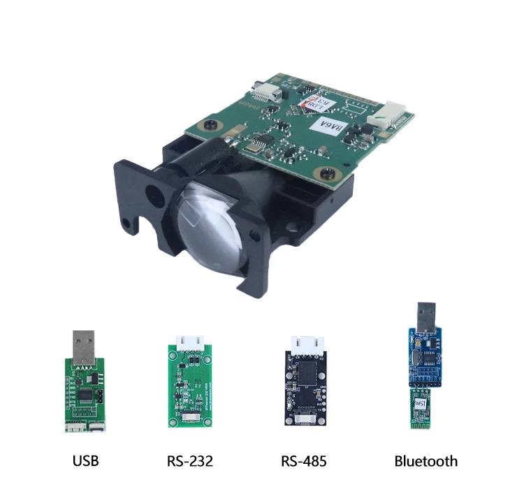 Wide Operation Temperature Laser Distance Module 690nm Laser Distance Sensor 70m RS485 Range Finder Module With Display