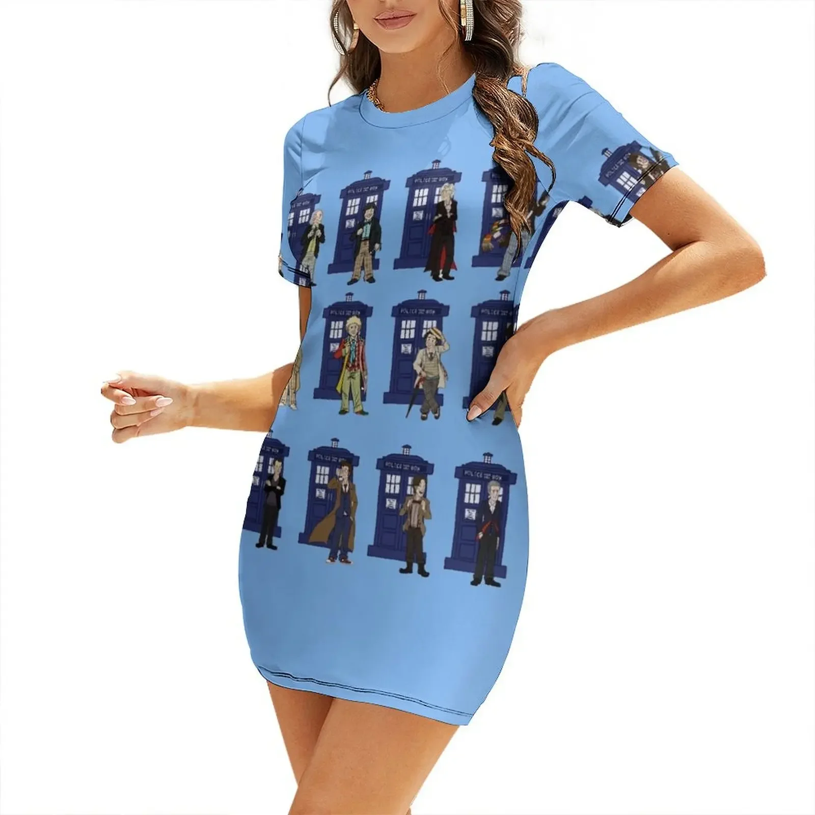 

The Male Doctors Short-Sleeved Dress summer dress womens 2025 Party dresses Women's dress Elegant gown