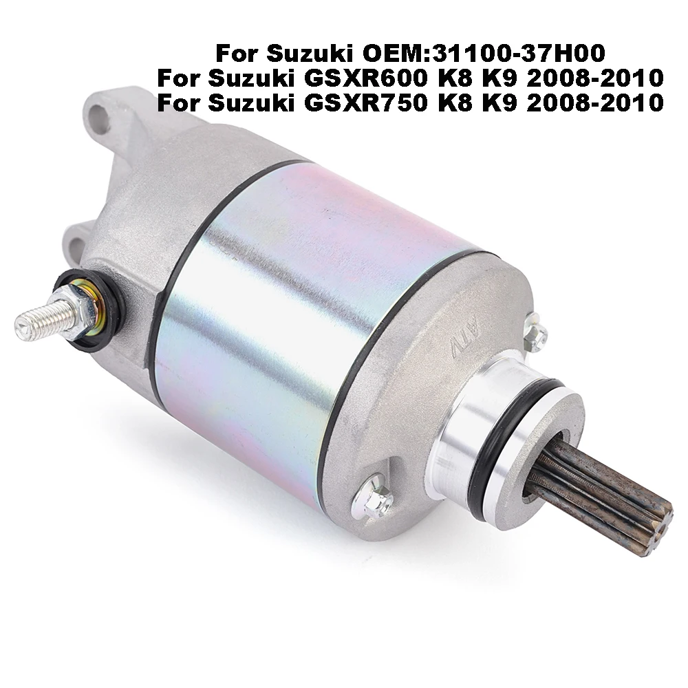 GSXR 600 750 Motorcycle Starter Motor For Suzuki GSXR600 GSXR750 K8 K9 2008 2009 2010 31100-37H00