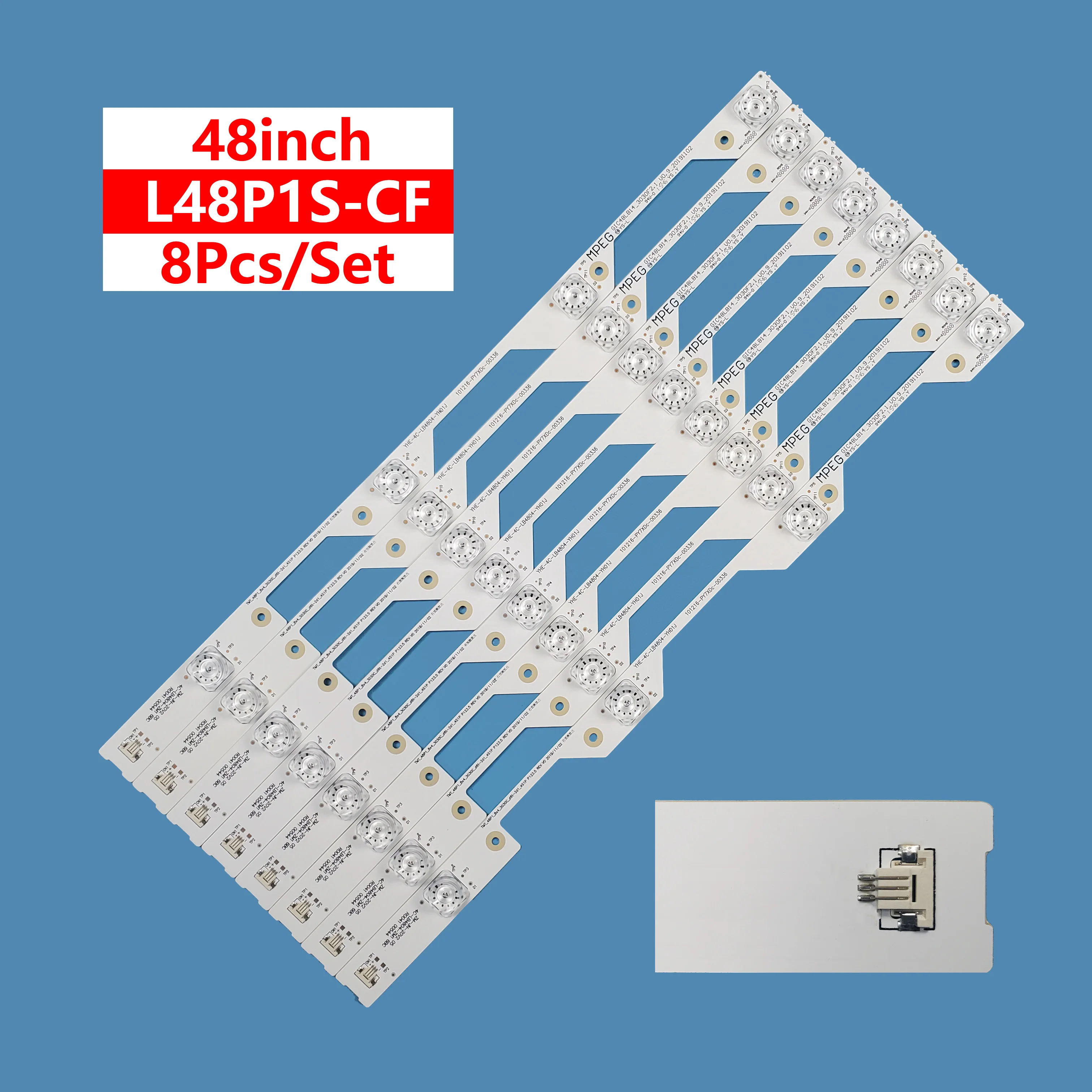 TV backlight strips lights YHE-4C-LB4804-YH01J GIC48LB14_3030F2.1_V0.9 For L48P1S-CF Backlight tv led STRIP