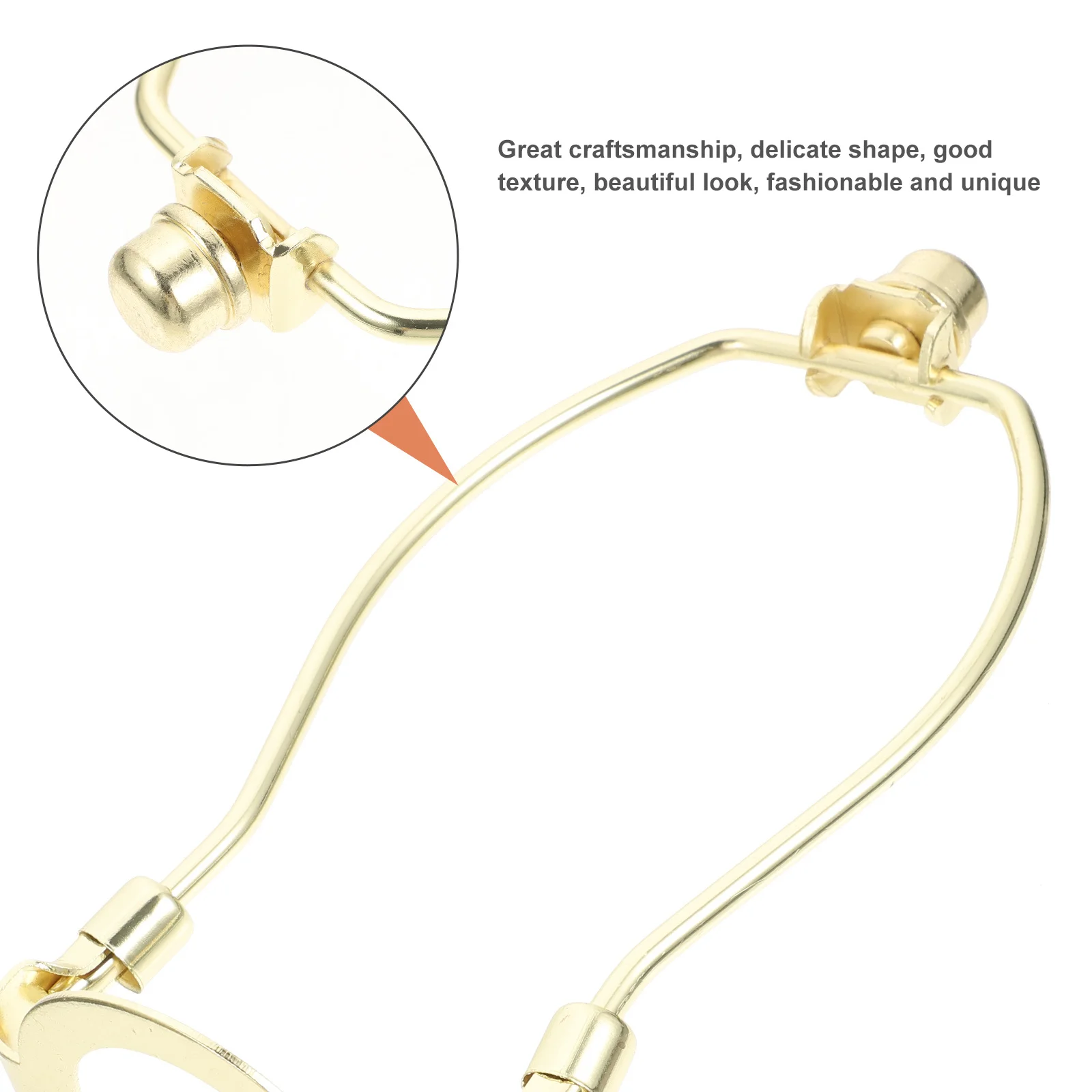 

1Set Heavy Duty Lamp Harp 6 Inch Lampshade Holder Bracket Lamp Shade Adapter Saddle Mount for DIY Lighting Accessories