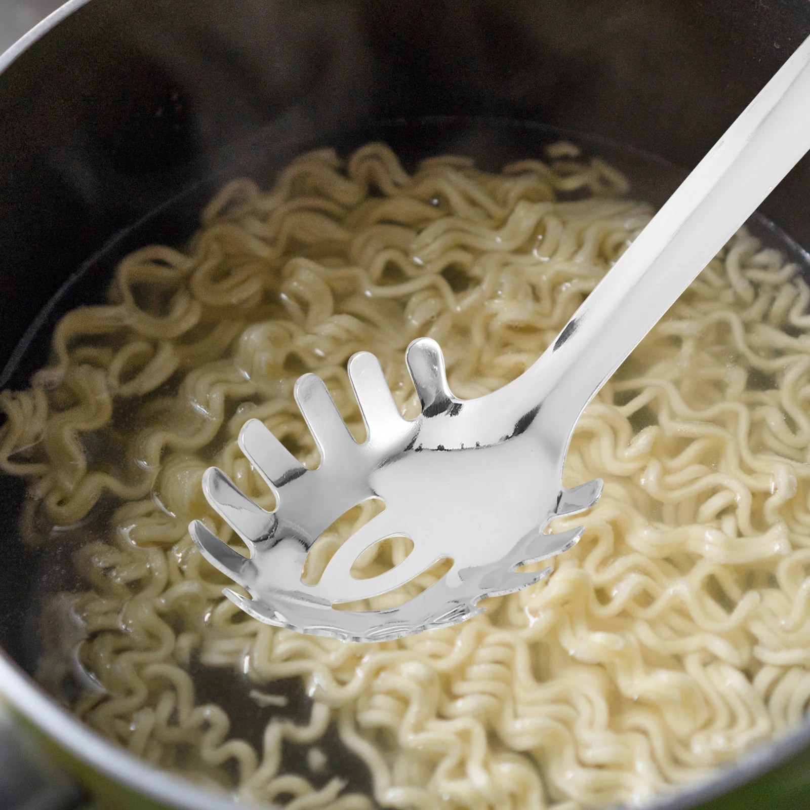 

Spaghetti Spoon Server Stainless Steel Noodle Strainer Colander Spoon For Kitchen Pasta Tongs Noodle Filter