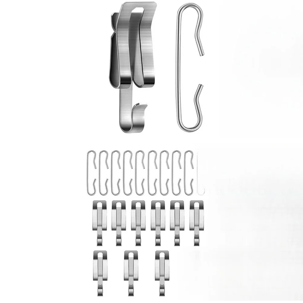 Stainless Steel Roof Gutter Hook Clip For Snow Melting Cable And ChristmasLight Hanger Outdoor Decoration Accessories