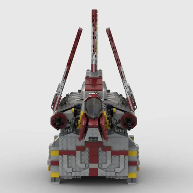 

New 1382Pcs Famous Star Battle Movie Moc Rho Transport Shuttle Model Diy Creative Ideas Kid Toy Birthday Gift Custom Puzzles