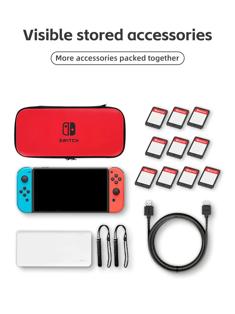 Data Frog per custodia per Nintendo Switch custodia portatile guscio rigido console NS accessori per giochi Nintend Switch custodia da trasporto