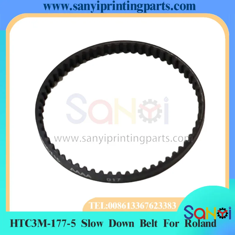 Correia de desaceleração Roland de 1 peça R700 HTC3M-177-5 para peças de máquinas de impressão