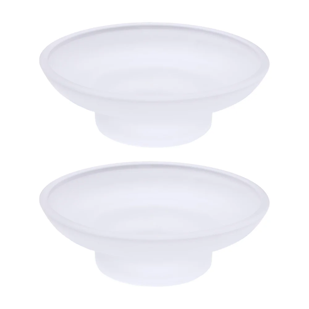 

Прозрачная матовая стеклянная мыльница Keep Soap Bars Dry Extend Soap Life Прозрачная стеклянная коробка для мыла Круглая стеклянная креативная мыльница