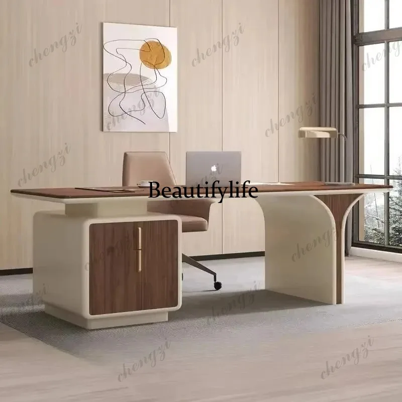 Z138 Upgrade Organizer Office Desk Aesthetic Reception Specialty Study Computer Desk Storage Executive Mesa De Escritorio
