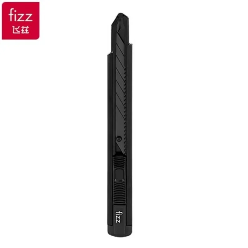 Fizz Metal Aluminum Alloy Utility Knife Premium Sharp Metal Blade Self-locking Design School Office Home Tools