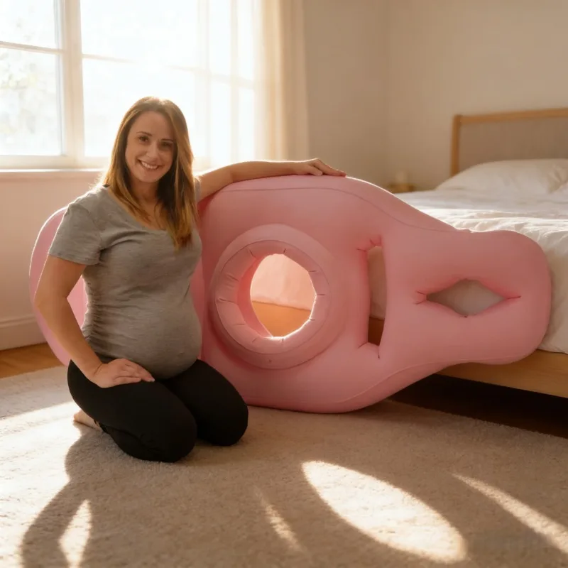 For Pregnant Women Inflatable Pregnancy Pillow Yoga Mat Maternity Body Bed Sleeping Support Mattress Daily Relax Comfort Cushion
