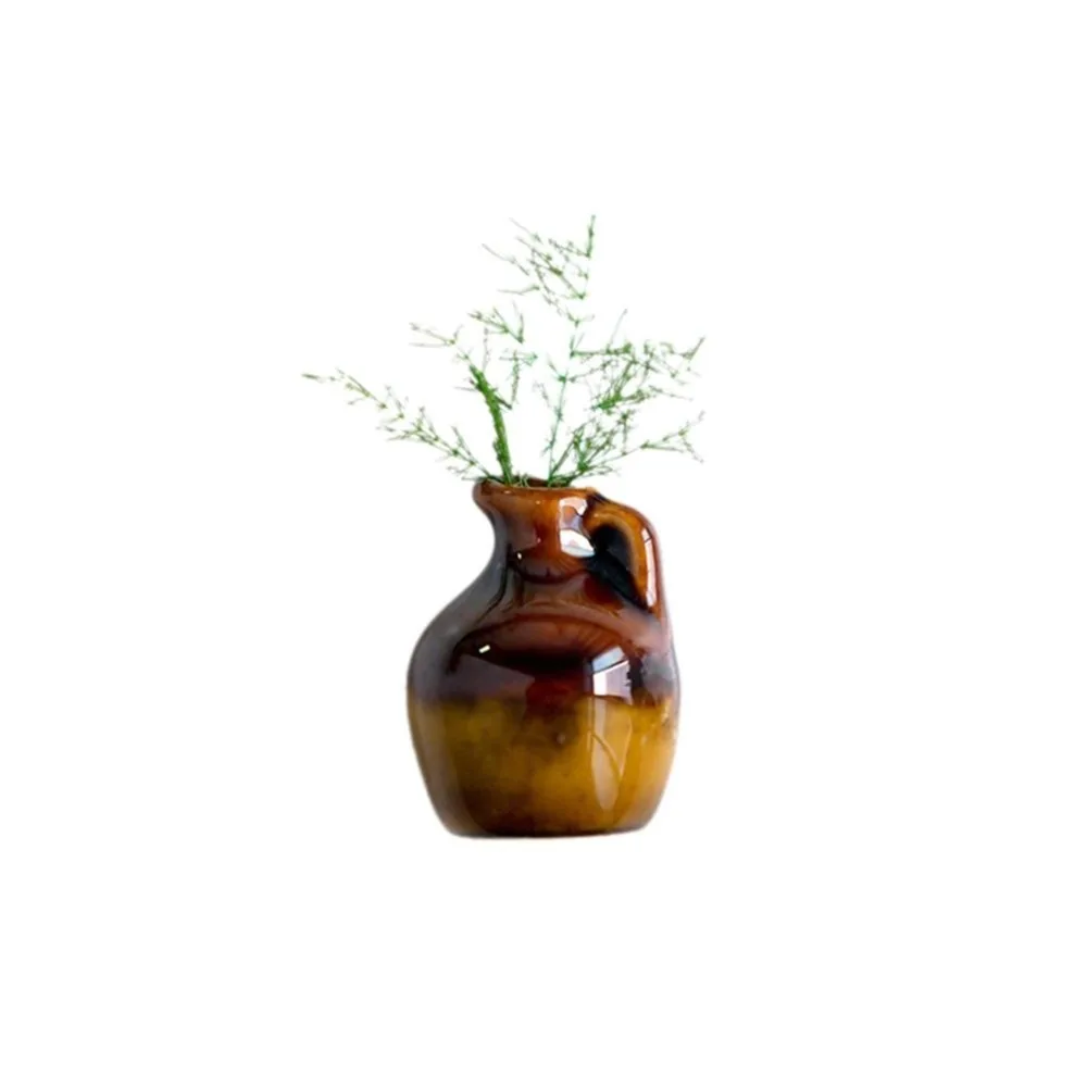 Simulation Mini Vase Fridge Magnets Durable Home Decor Ceramic Vase Refrigerator Sticker Whiteboard Decoration Creative