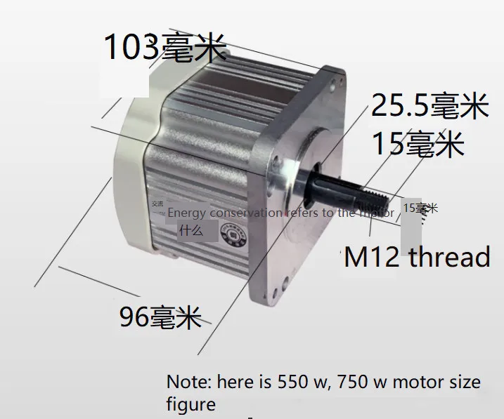 Imagem -06 - Servo Motor sem Escova com Controle de Velocidade Lixadeira Máquinas para Trabalhar Madeira Letra Saw Lathe 550w 750w 1100w Botão 220v