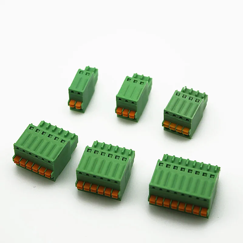 2.54mm FK‑MC0.5‑ST‑2.50 15EDGKD Double‑Layer Pluggable PCB Terminal Block 15EDGVH 15EDGRH Straight & Bent Pin Set Connector