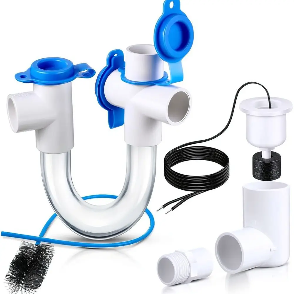 Safety Condensate Switch For SS2 HVAC Unit L Type Liquid Level Monitor ABS Material Automatic Drainage Accessory