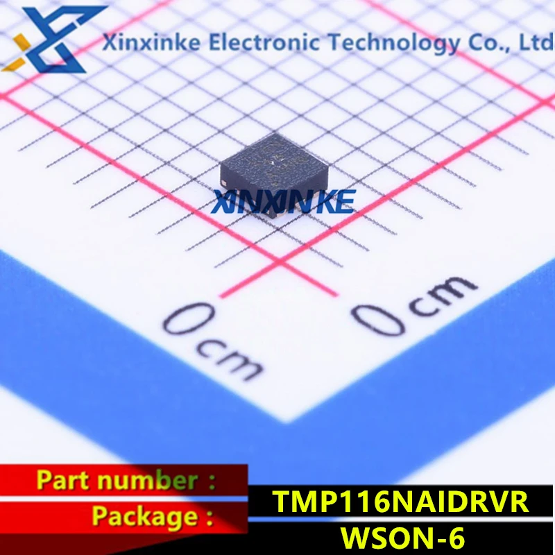 TMP116NAIDRVR WSON-6 Mark: 116N Board Mount Temperature Sensors +/-0.2 C Accurate Digital Temperature Sensor With NV Memory