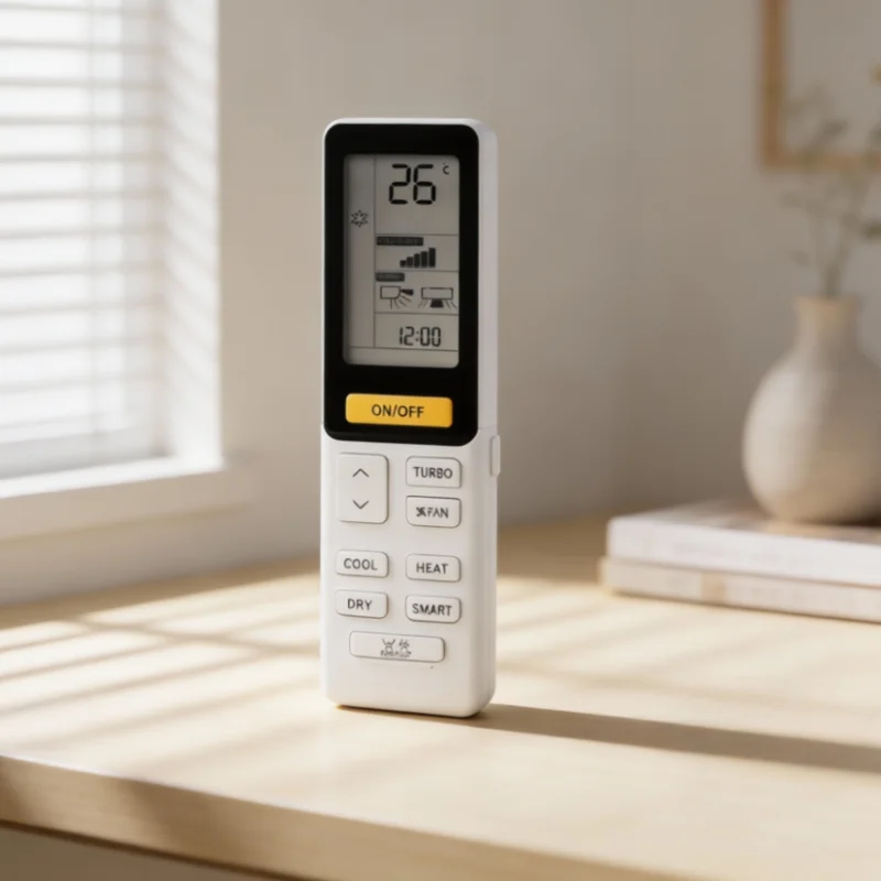1pc 0010402886AR Air Conditioner Remote Control Compatible with Spare Parts Cooling & Heating Functions for Home HVAC Systems