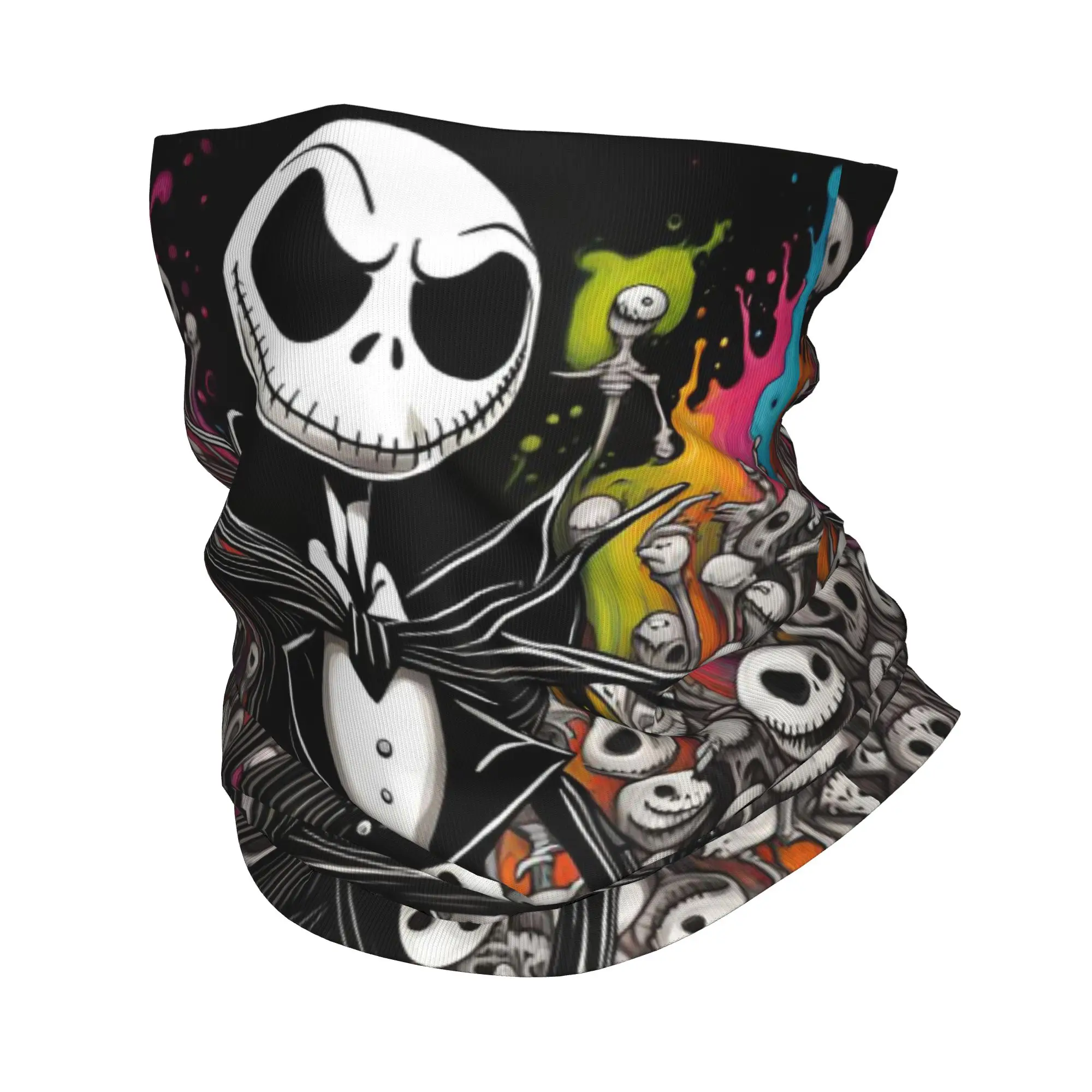 

Многофункциональный шарф-труба Custom Jack Winter: повязка на голову, грелка для шеи, бандана, гайтер для женщин и мужчин, для катания на лыжах и велоспорта, с принтом «Кошмар перед Рождеством»