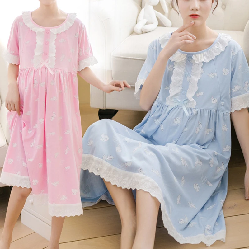 

Maternity Clothes Breastfeeding Nightgowns Nursing Sleepwear Hospital Robe Nightwear Breast Feeding Pajamas Pregnancy Dresses