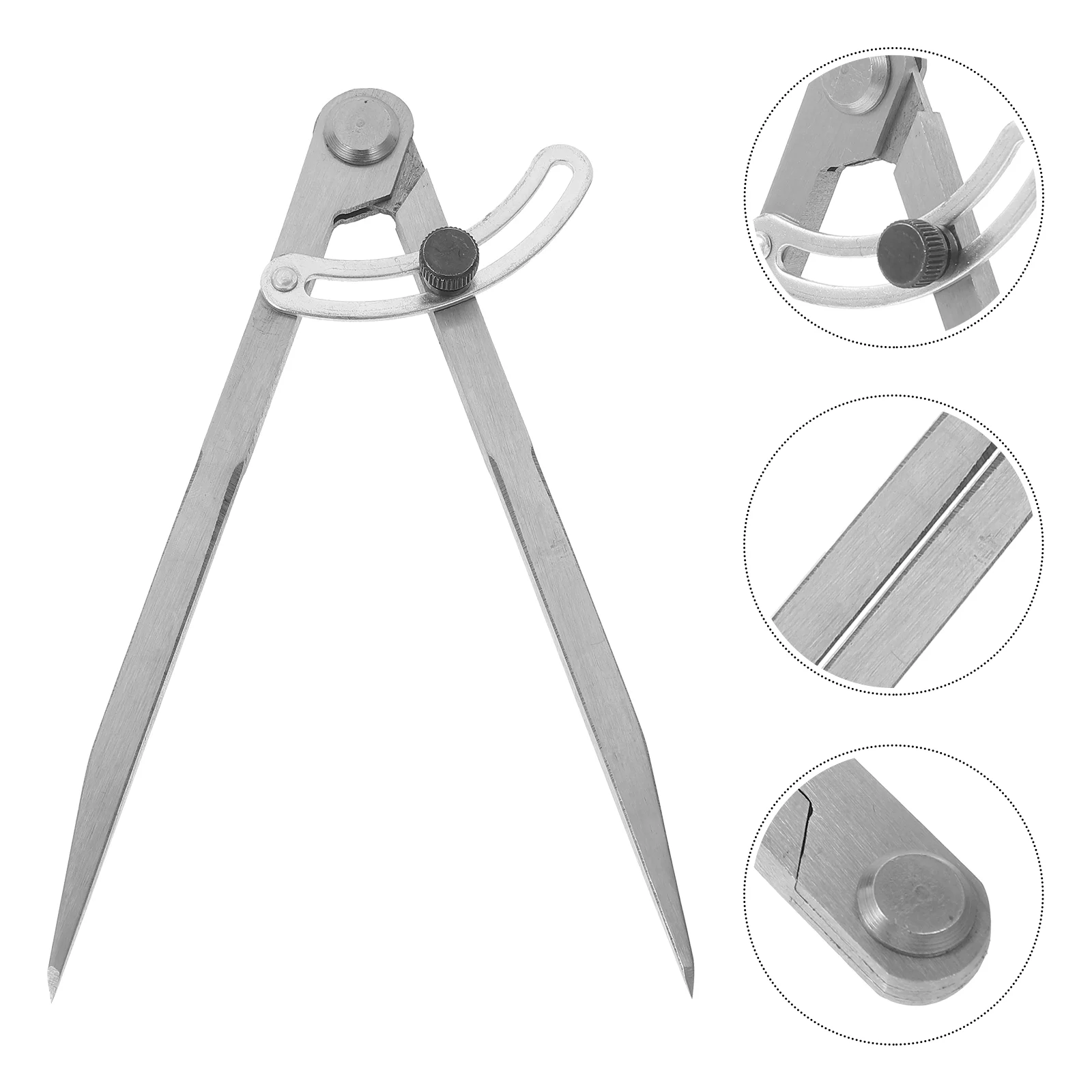 Compasses Daily Use Spring Metal Scribe Geometry Craft Marking Gauges Divider Tool Woodworking Furniture