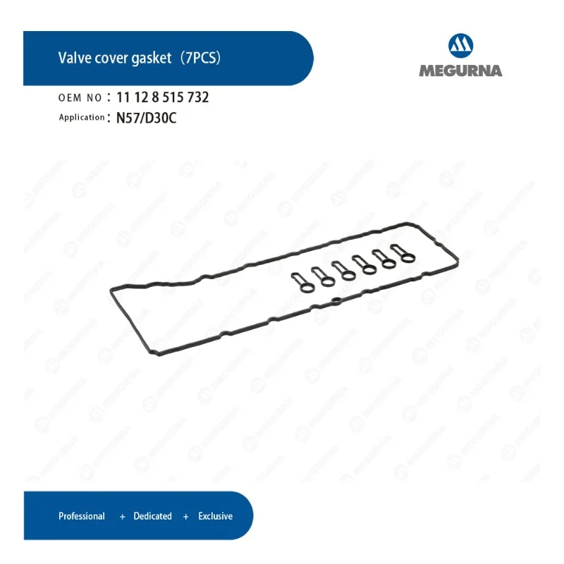 

N57 3.0T Engine Valve Cover Gasket For BMW 330d 335d 430d 435d 525d 530d 535d 640d 740d 750d X3 X4 X5 X6 Auto Part 11128515732