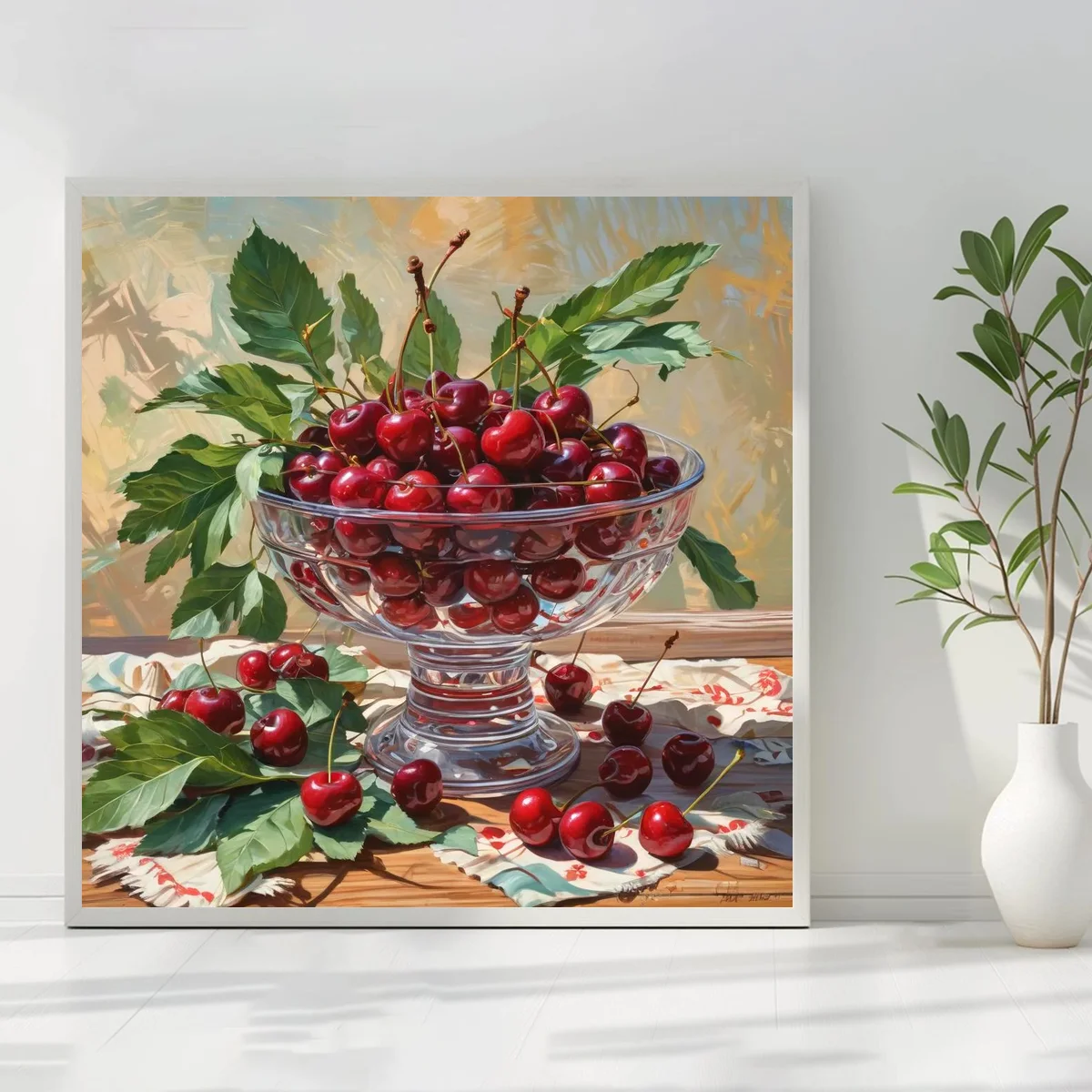 1 Stück 50x50 cm/19,69 Zoll, 11CT/14CT Kreuzstich-Set, DIY-Valentinstagsgeschenk, Stickerei-Set für Feste, Tiermotiv – Detail 4
