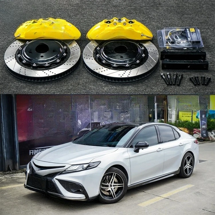 

Front P60ES Big Brake Kit 6 Piston Caliper with 355*32 mm Rotor BBK Auto Brake System for Camry 18 Inch Car Rim